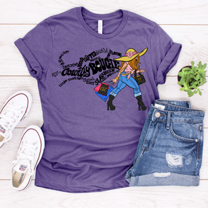 Country Bougie Girl Jersey T-Shirt