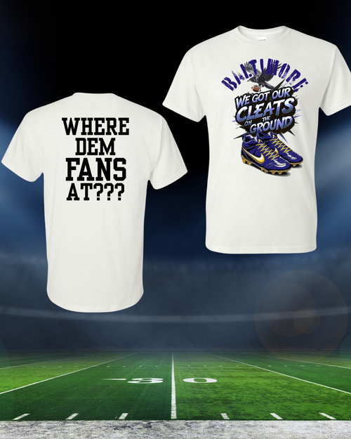 Baltimore Football T-Shirt...Cleats on the Ground