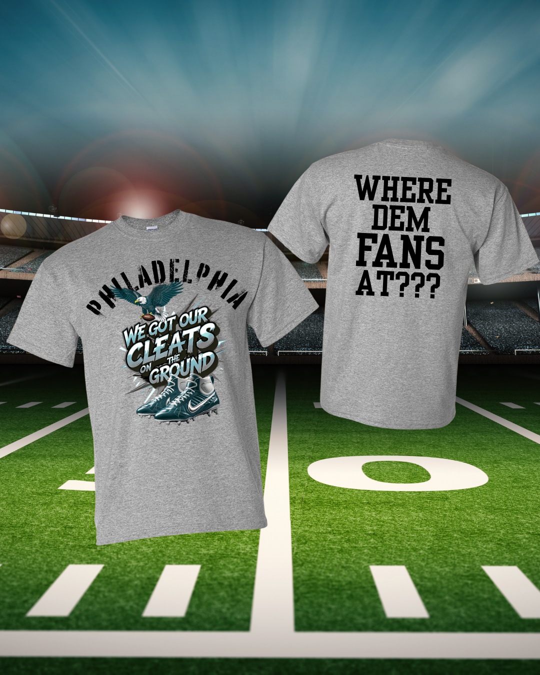 Philly Football T-Shirt...Cleats on the Ground