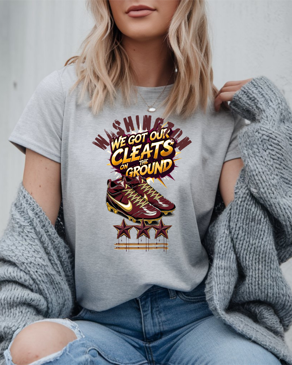 Washington Football T-Shirt...Cleats on the Ground