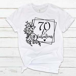 70 and Fab Jersey T-Shirt