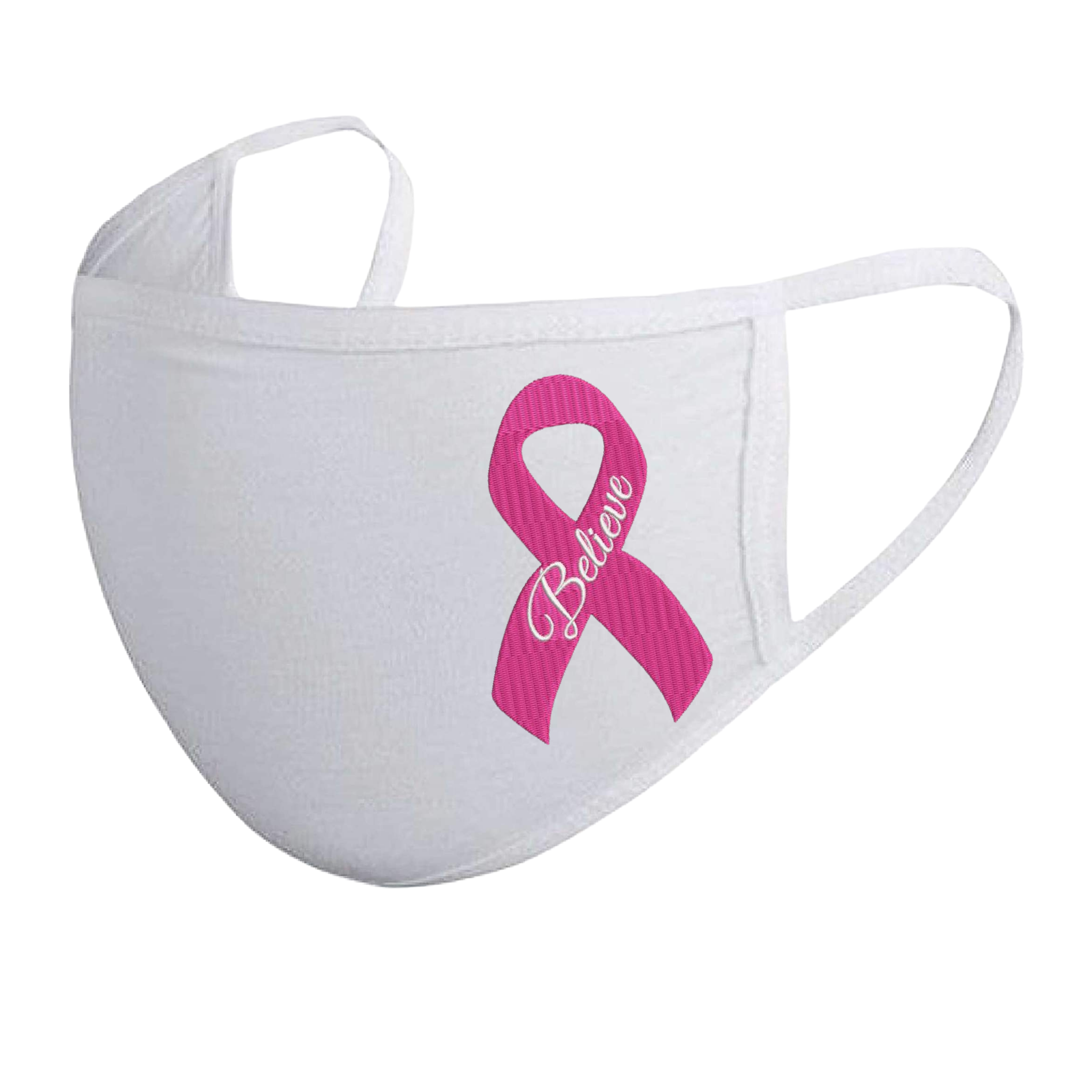 Breast Cancer Awareness Mask (Embroidered)