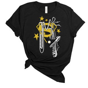 Chucks and Pearls CBC Style Jersey T-Shirt