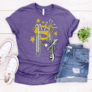 Chucks and Pearls CBC Style Jersey T-Shirt