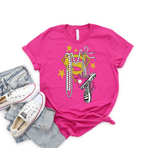 Chucks and Pearls CBC Style Jersey T-Shirt