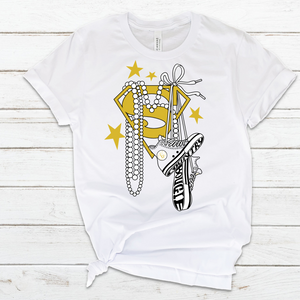 Chucks and Pearls CBC Style Jersey T-Shirt