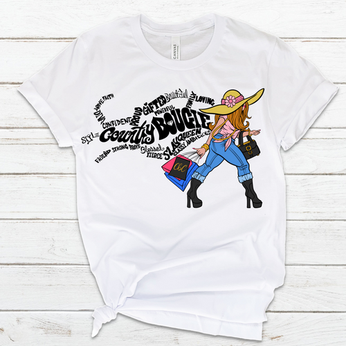 Country Bougie Girl Jersey T-Shirt