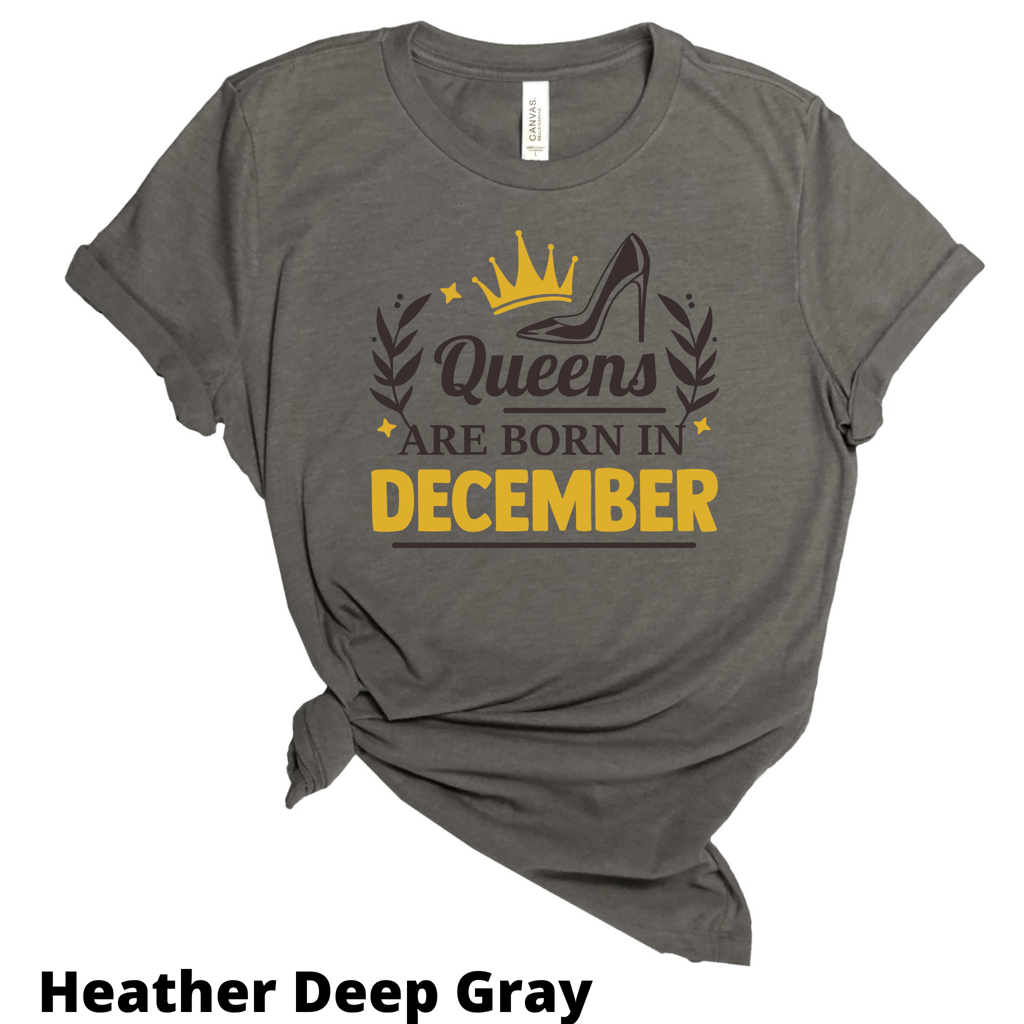 December Birthday Queen T-Shirt