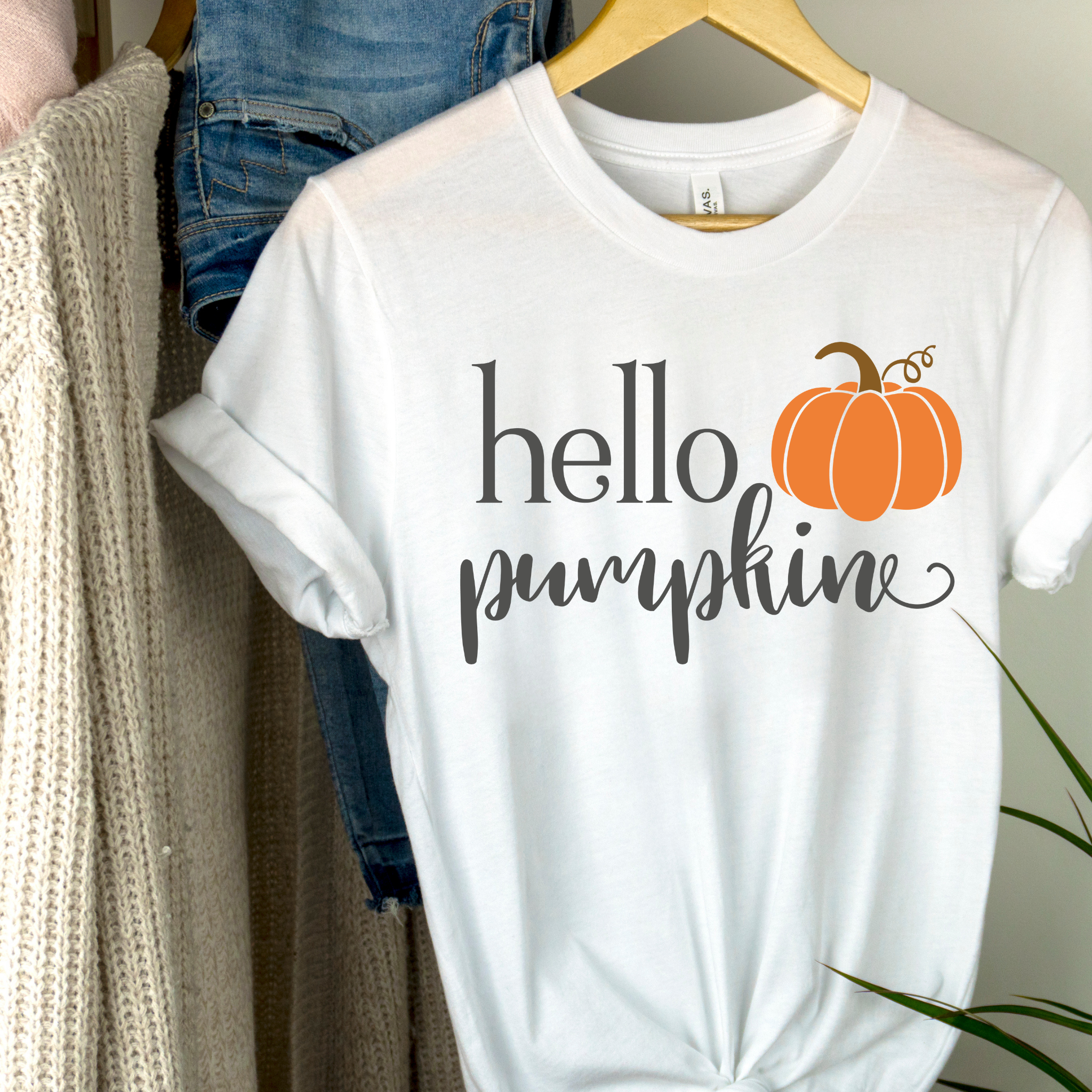 Hello Fall Jersey T-Shirt