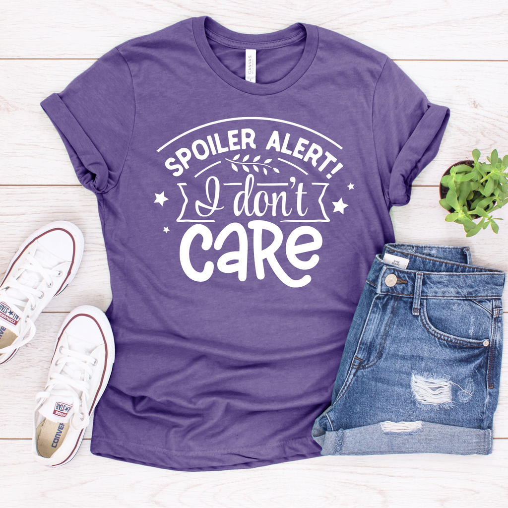 I Don't Care Jersey T-Shirt