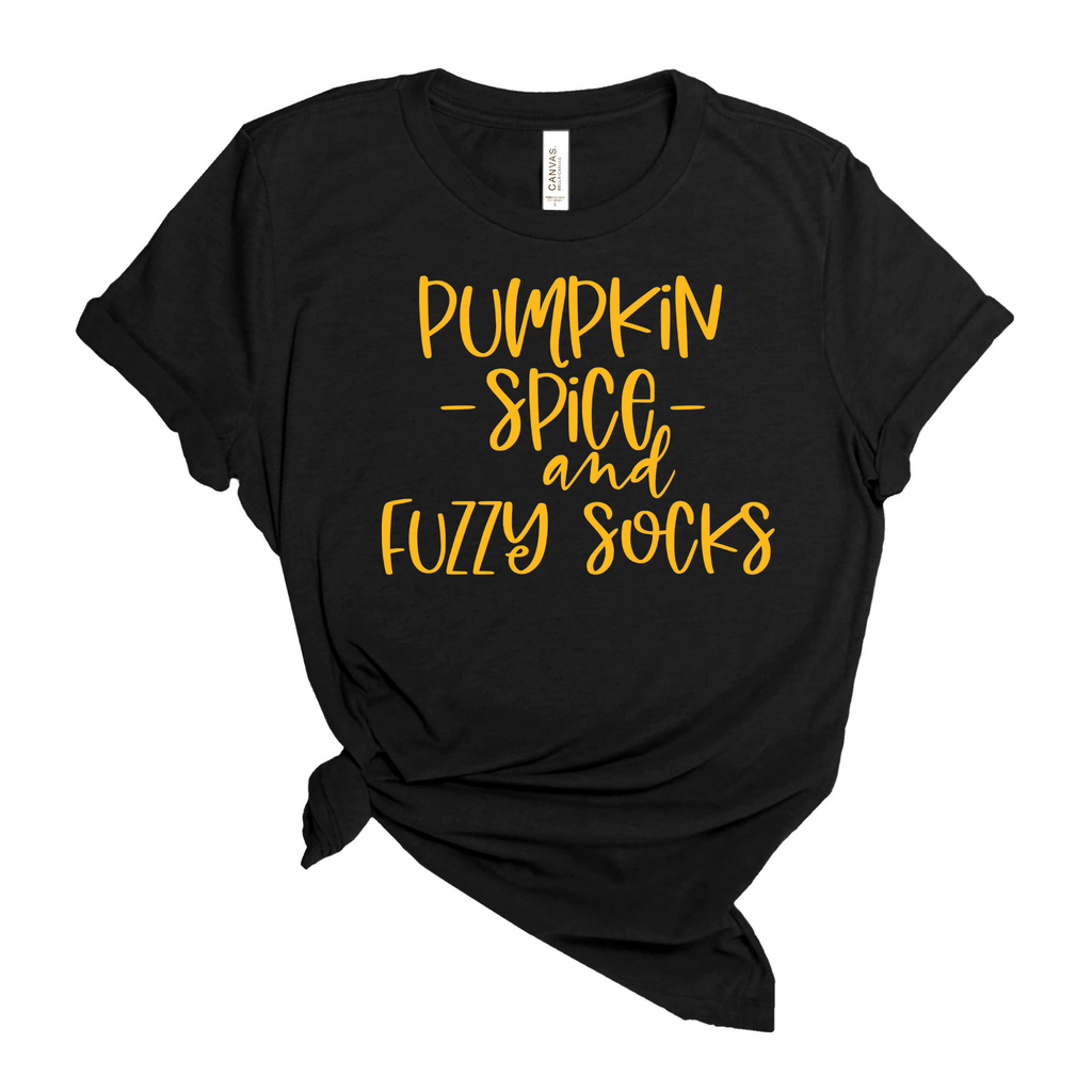 Pumpkin Spice and Fuzzy Socks Jersey T-Shirt