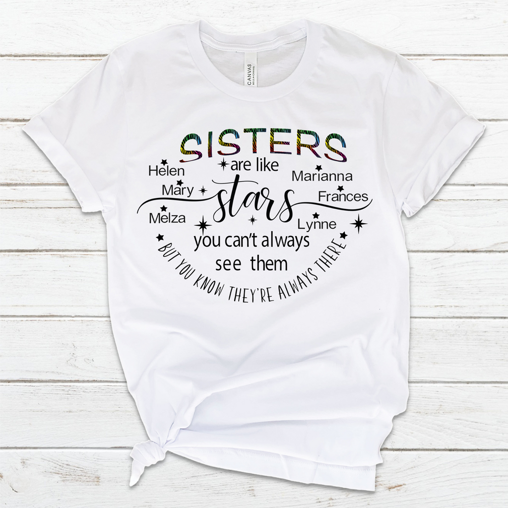 Sisters are like stars Jersey T-Shirt