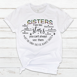 Sisters are like stars Jersey T-Shirt